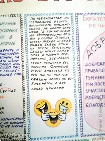 Стінгазета по-української мови (приблизно 6 клас), країна майстрів (початок навчального року) Стінгазета по-української мови (приблизно 6 клас), країна майстрів