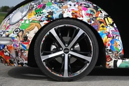 Sticker bombing - стікер бомбинг - розфарбуй свій автомобіль (бомбинг) Sticker bombing - стікер бомбинг - розфарбуй свій автомобіль
