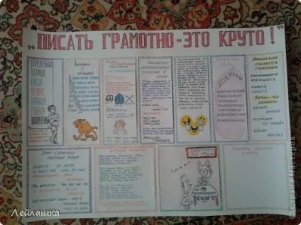 Стінгазета як і української мови (приблизно 6 клас), країна майстрів (плакат) Стінгазета по-української мови (приблизно 6 клас), країна майстрів