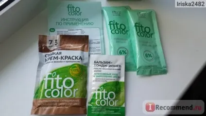 Стійка крем-фарба для волосся fito color без аміаку без запаху - «карамелі не вийшло (fito) Стійка крем-фарба для волосся fito color без аміаку без запаху - «карамелі не вийшло