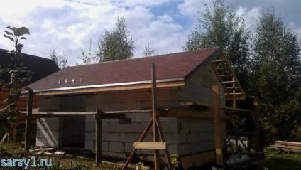 Будівництво сараю 6x4 з піноблоків своїми руками (сараю) Будівництво сараю 6x4 з піноблоків своїми руками