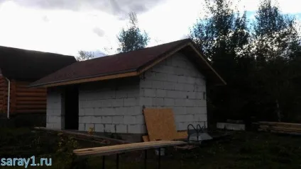 Будівництво сараю 6x4 з піноблоків своїми руками (піноблоків) Будівництво сараю 6x4 з піноблоків своїми руками