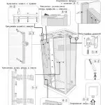 Схема збірки душової кабіни основні рекомендації (душовою) Схема збірки душової кабіни основні рекомендації