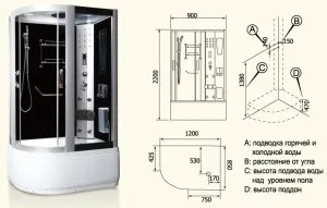 Схема збірки душової кабіни основні рекомендації (рекомендації) Схема збірки душової кабіни основні рекомендації