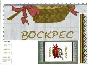 Схеми вишивки хрестиком на пасхальну тематику (крашанки) Схеми вишивки хрестиком на пасхальну тематику