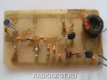 Схема радіомікрофона на 1км (радіомікрофона) Схема радіомікрофона на 1км