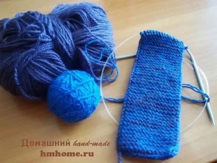 Тапочки на підошві в'язані спицями - домашній hand-made (підошві) Тапочки на підошві в'язані спицями - домашній hand-made