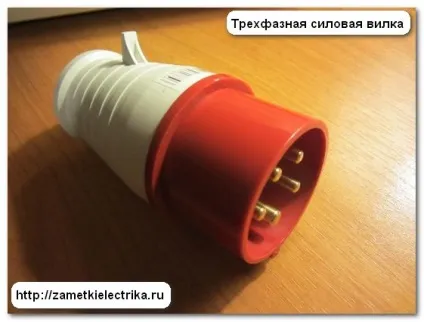 Схема підключення трифазного розетки ссі-125, замітки електрика