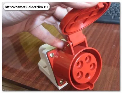 Схема підключення трифазного розетки ссі-125, замітки електрика