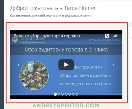 Targethunter - огляд можливостей автоматизації сервісу (сервісу) Targethunter - огляд можливостей автоматизації сервісу