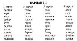 Тест на увагу і пам'ять концентрація переключення обсяг (тест) Тест на увагу і пам'ять концентрація переключення об'єм