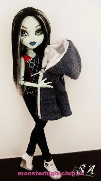Футболка для ляльки monster high, monster high club (monster) Футболка для ляльки monster high, monster high club