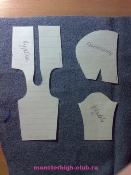 Футболка для ляльки monster high, monster high club (monster) Футболка для ляльки monster high, monster high club