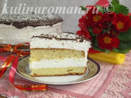 Торт - пташине молоко - по кроках, смачні рецепти