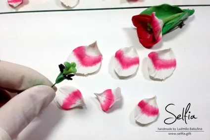 Тюльпани з полімерної глини (частина 1) - sweetybijou - world of polymer clay (глини) Тюльпани з полімерної глини (частина 1) - sweetybijou - world of polymer clay