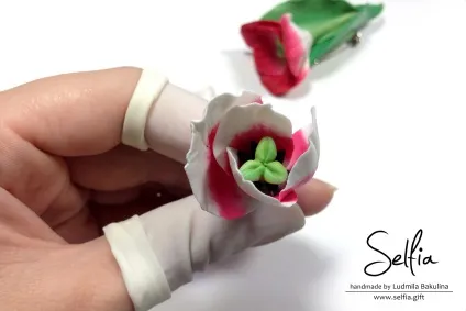 Тюльпани з полімерної глини (частина 1) - sweetybijou - world of polymer clay (зелених листів квітки) Тюльпани з полімерної глини (частина 1) - sweetybijou - world of polymer clay