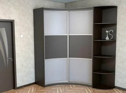 Кутовий шафа-купе - 50 фото, 10 ідей для шафи в спальню