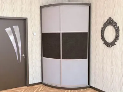 Кутовий шафа-купе - 50 фото, 10 ідей для шафи в спальню