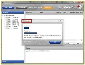Undelete plus - для відновлення видалених даних (даних) Undelete plus - для відновлення видалених даних