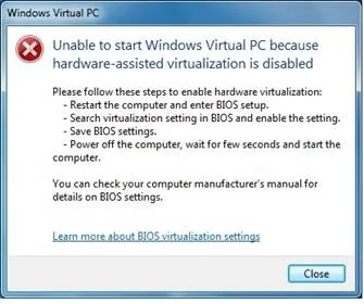 Установка віртуальної машини на windows 7