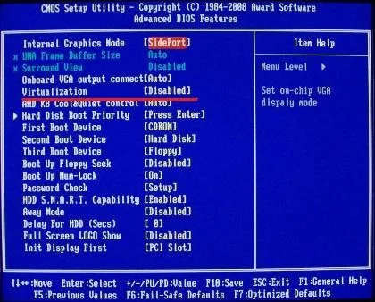 Установка віртуальної машини на windows 7