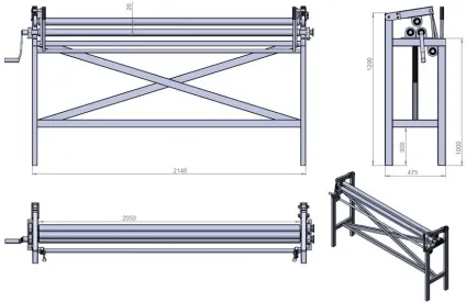 Вальці для листового металу своїми руками креслення, відео (своїми) Вальці для листового металу своїми руками креслення, відео