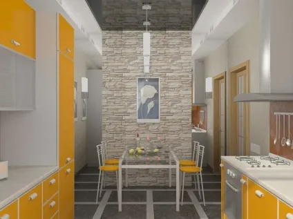 Варіанти обробки стін на кухні - фото поради