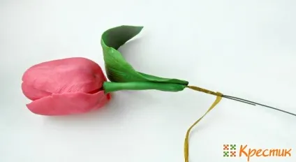 Весняні квіти - тюльпани - з полімерної глини або холодного фарфору (квіти) Весняні квіти - тюльпани - з полімерної глини або холодного фарфору