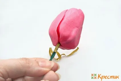 Весняні квіти - тюльпани - з полімерної глини або холодного фарфору (глини) Весняні квіти - тюльпани - з полімерної глини або холодного фарфору