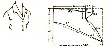 Викрійки пришивних комірів шалька шістсот рад (верхнього нижнього коміра розкладці) Викрійки пришивних комірів шалька шістсот рад