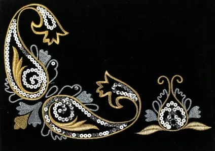 вишивка паєтками