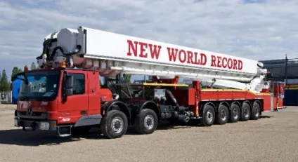 Bronto skylift f 112 hla найвищий пожежний підйомник - пожежні машини обладнання, поставки (Фінляндія) Bronto skylift f 112 hla найвищий пожежний підйомник - пожежні машини обладнання, поставки