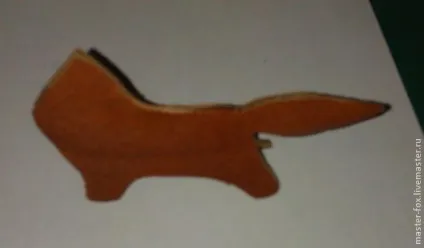 Брелок зі шкіри - ярмарок майстрів - ручна робота, handmade (шматочок білої шкіри) Брелок зі шкіри - ярмарок майстрів - ручна робота, handmade
