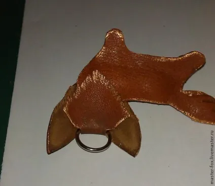 Брелок зі шкіри - ярмарок майстрів - ручна робота, handmade (задньої частини голови) Брелок зі шкіри - ярмарок майстрів - ручна робота, handmade