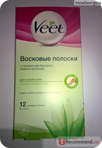 Воскові смужки veet з алое вера і ароматом лотоса для сухої шкіри - «ஐஐஐ в пошуках ідеального (алое) Воскові смужки veet з алое вера і ароматом лотоса для сухої шкіри - «ஐஐஐ в пошуках ідеального