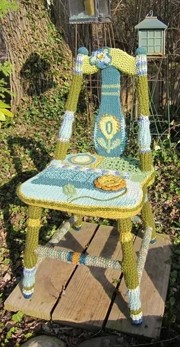 В'язані чохли на крісла - домашній hand-made (в'язані) В'язані чохли на крісла - домашній hand-made