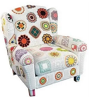 В'язані чохли на крісла - домашній hand-made (в'язані) В'язані чохли на крісла - домашній hand-made