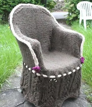 В'язані чохли на крісла - домашній hand-made (в'язані) В'язані чохли на крісла - домашній hand-made