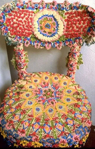 В'язані чохли на крісла - домашній hand-made (в'язані) В'язані чохли на крісла - домашній hand-made