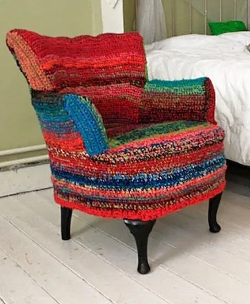 В'язані чохли на крісла - домашній hand-made (в'язані) В'язані чохли на крісла - домашній hand-made
