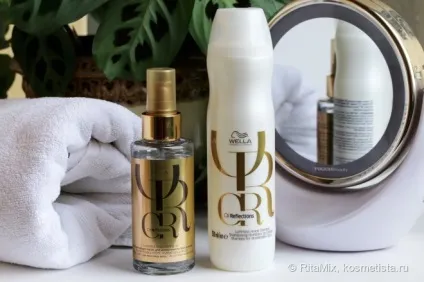 Wella professionals oil reflections - шампунь і розгладжує масло для інтенсивного блиску волосся