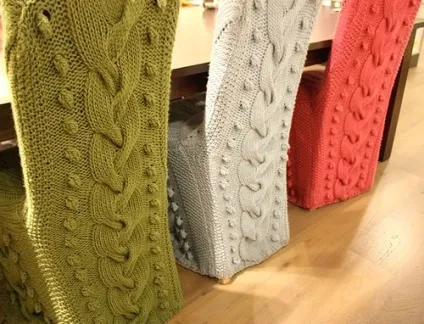 В'язані чохли на крісла - домашній hand-made (в'язані) В'язані чохли на крісла - домашній hand-made
