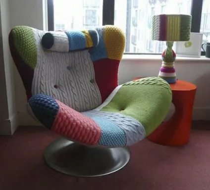 В'язані чохли на крісла - домашній hand-made (в'язані) В'язані чохли на крісла - домашній hand-made