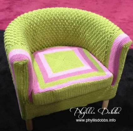 В'язані чохли на крісла - домашній hand-made (в'язані) В'язані чохли на крісла - домашній hand-made