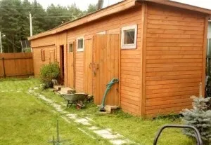 Хозблок для дачі - варіанти конструкції, фото