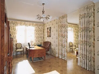 Зонування шторами інтер'єру