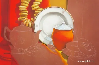 Чайний натюрморт від початку до кінця! Малюємо поетапно! Блог - блог художника Плаксін Ірини (малюємо) Чайний натюрморт від початку до кінця! Малюємо поетапно! Блог - блог художника Плаксін Ірини