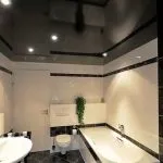 Чорна стеля в ванній фото прикладів (фото) Чорна стеля в ванній фото прикладів