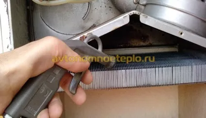 Чищення і промивання теплообмінника газового котла своїми руками (чистка) Чищення і промивання теплообмінника газового котла своїми руками