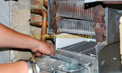 Чищення і промивання теплообмінника газового котла своїми руками (промивка) Чищення і промивання теплообмінника газового котла своїми руками